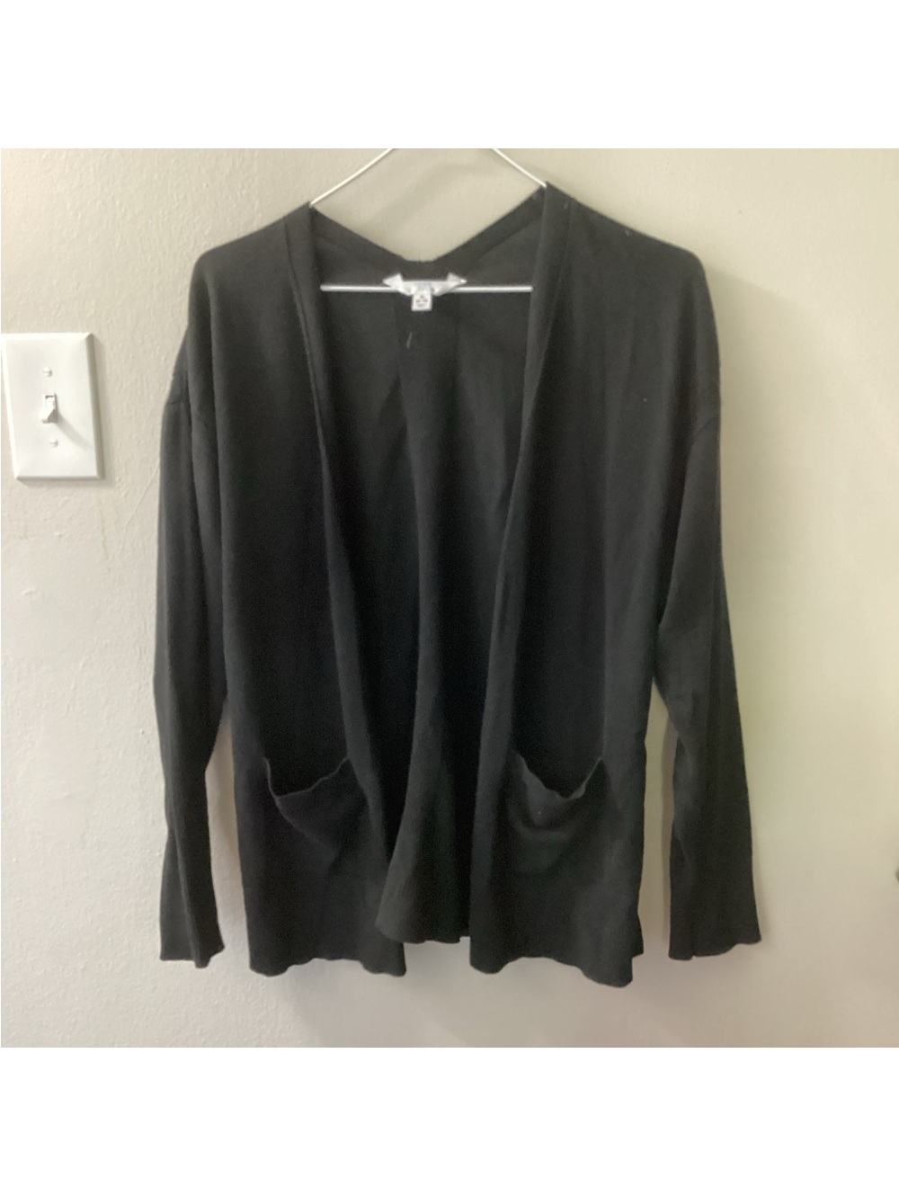 Women’s Time And Tru Medium Open Front Cardigan Tote2